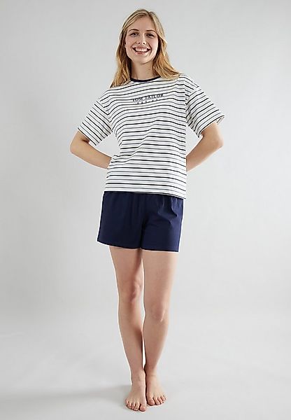 TOM TAILOR Shorty Zaria (2 tlg) Streifendesign, Kurzarm, Rundhalsausschnitt günstig online kaufen