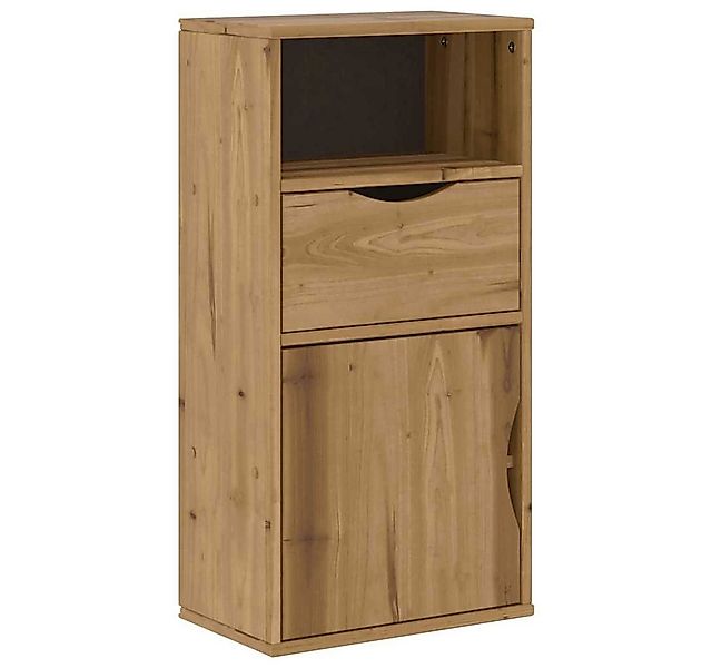 vidaXL Beistellschrank Beistellschrank mit Schublade ODDA 40x24x79cm Massiv günstig online kaufen