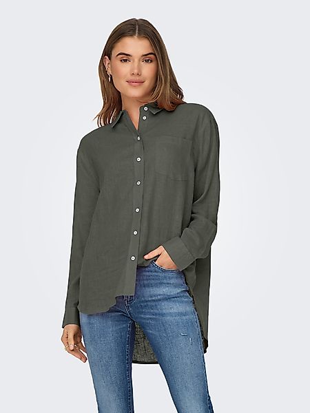 ONLY Longbluse ONLTOKYO L/S LINEN BLEND günstig online kaufen