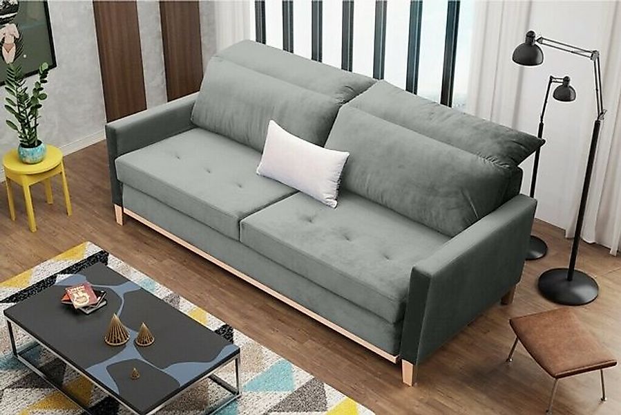 JVmoebel Sofa Sofa mit Schlaffunktion langlebig robust Wohnzimmermöbel, 1 T günstig online kaufen