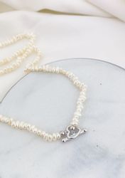 Hey Happiness Perlenkette Choker Damen, echte günstig online kaufen