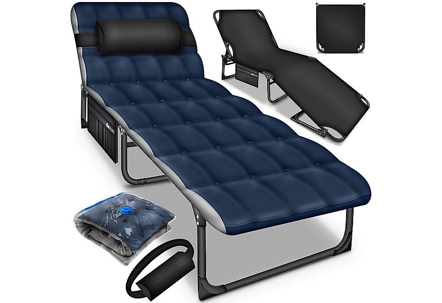 tillvex Feldbett Campingbett 280kg Campingliege klappbar Sonnenliege Feldbe günstig online kaufen