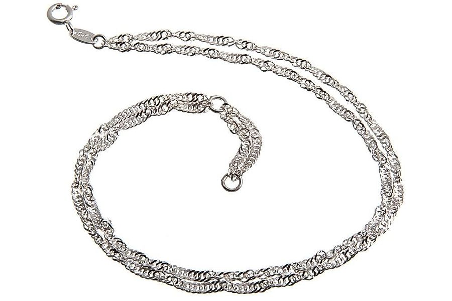 Silberkettenstore Fußkette Fußkette Singapur 2reihig 2,3mm günstig online kaufen