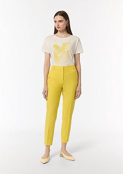 comma Chinos Hose Stoffhose mit Bügelfalten günstig online kaufen