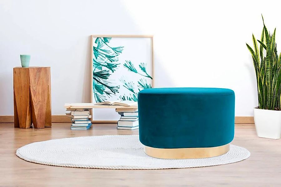 Kayoom Hocker "Nano 410, Hocker in stilvollem Design, ovale Form, mit Fuß a günstig online kaufen