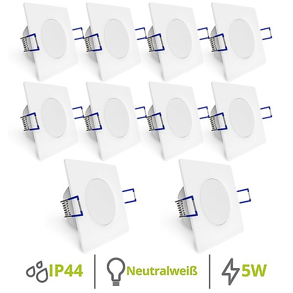 linovum LED Einbaustrahler 10er Set WEEVO günstig online kaufen