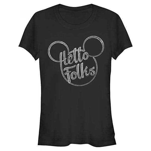 Disney - Micky Maus - Micky Maus Hello Folks - Frauen T-Shirt günstig online kaufen