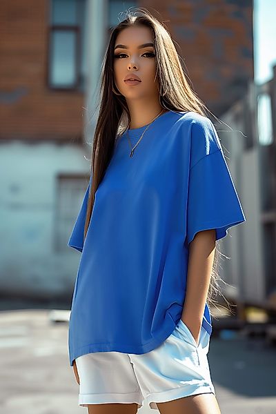 Reichstadt Oversize-Shirt Damen Relaxed Fit T-Shirt günstig online kaufen