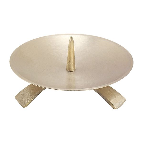 NKlaus Tischkerzenhalter Dreifußleuchter Ø11,5cm mit Dorn günstig online kaufen