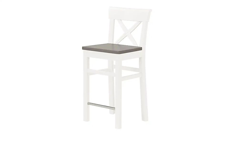 maison bleue Barstuhl  Florian ¦ weiß ¦ Maße (cm): B: 43,5 H: 96 T: 44.0 Po günstig online kaufen