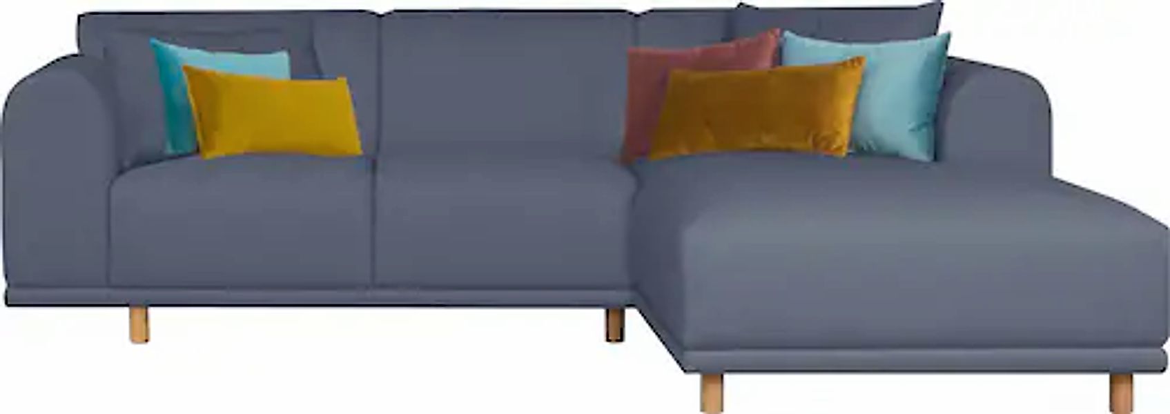 andas Ecksofa "Maroon L-Form", in skandinavischem Design, mit losen Kissen günstig online kaufen