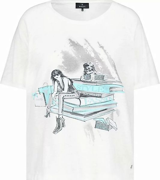 Monari Kurzarmshirt 408249 off-white günstig online kaufen