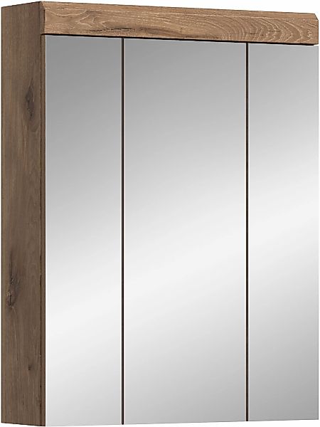INOSIGN Badezimmerspiegelschrank "SIENA, Breite 60cm, 3 Spiegeltüren, 9 Fäc günstig online kaufen