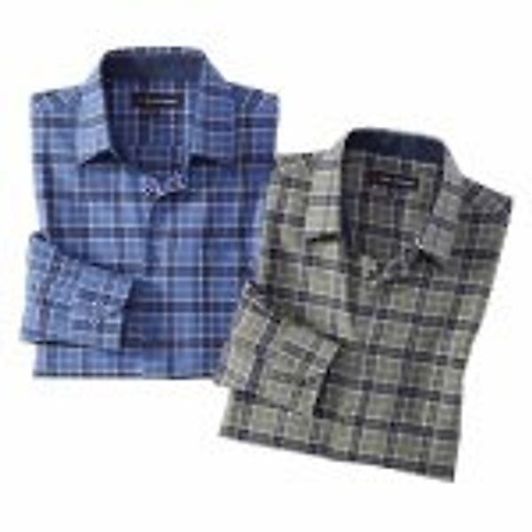 Baumwoll-Flanellhemd günstig online kaufen
