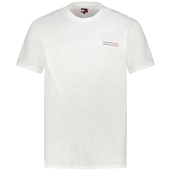 Tommy Jeans T-Shirt mit Label-Print Farbe natur Größe: 6XL günstig online kaufen