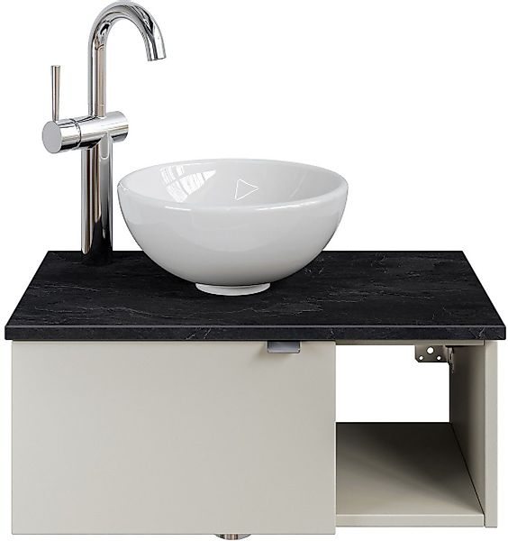 Saphir Waschtisch "Serie 6915 Waschschale mit Unterschrank für Gästebad, Gä günstig online kaufen