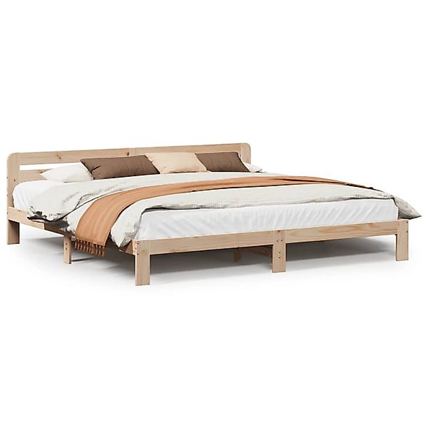 vidaXL Massivholzbett ohne Matratze 180x200 Kiefernholz 855558 günstig online kaufen