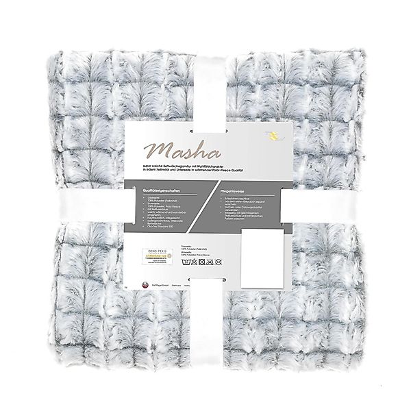 aqua-textil Bettwäsche Masha Winter Bettgarnitur Fell günstig online kaufen
