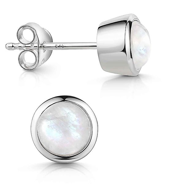 Materia Paar Ohrstecker Damen Silber Edelstein günstig online kaufen
