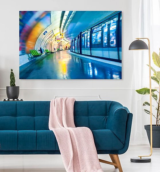 queence Acrylglasbild »Tunnel«, Kunst-Züge-Zugbilder, Fine Art-Print in Gal günstig online kaufen