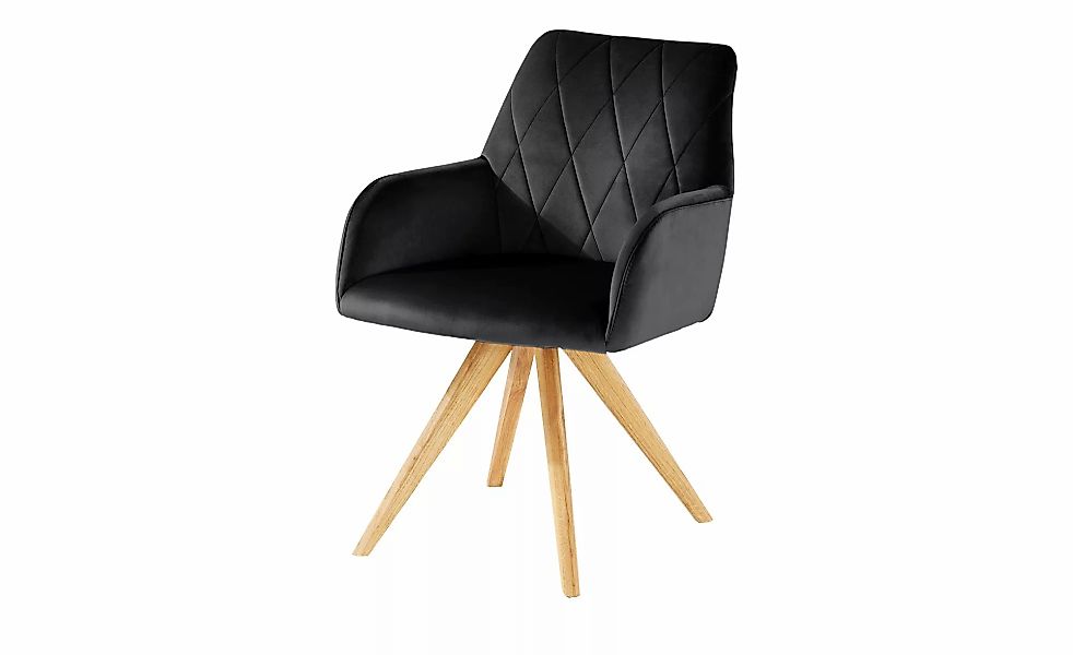 Woodford Armlehnstuhl  Bristol ¦ schwarz ¦ Maße (cm): B: 60 H: 88 T: 67.0 S günstig online kaufen