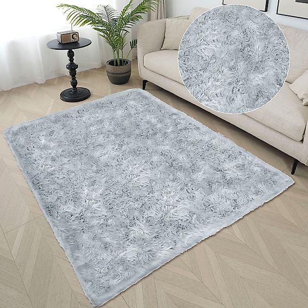 my home Hochflor-Teppich Kalua, verschiedene Formen, günstig online kaufen