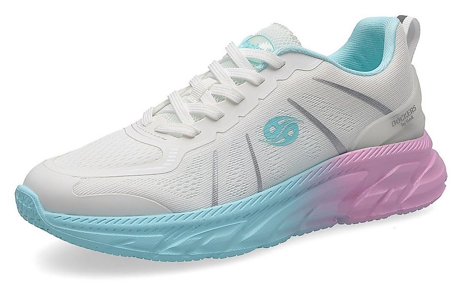 Dockers by Gerli Sneaker, Trainingsschuh, Schnürschuhe mit bunter Pastell-S günstig online kaufen