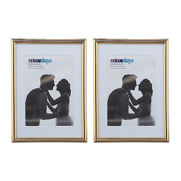 relaxdays Bilderrahmen 2er Set 13 x günstig online kaufen
