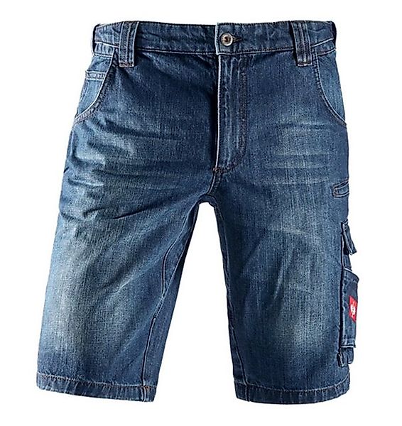 Engelbert Strauss Jeansshorts e.s. Worker-Jeans-Short, darkwashed Bund dehn günstig online kaufen