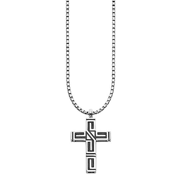 CAÏ Kette mit Anhänger "925/- Sterling Silber rhodiniert Kreuz" günstig online kaufen