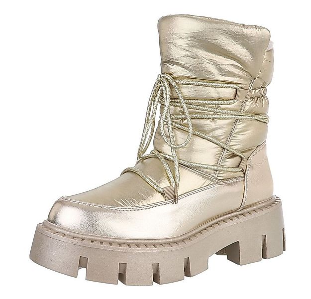 Ital-Design Damen Snowboots Freizeit Snowboots (88489458) Blockabsatz Stief günstig online kaufen
