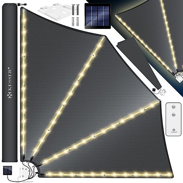 KESSER Sonnensegel, KESSER® Balkonfächer mit LED günstig online kaufen