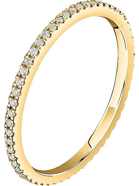 CHRIST Diamantring CHRIST Damen-Damenring 585er Gelbgold Diamant günstig online kaufen