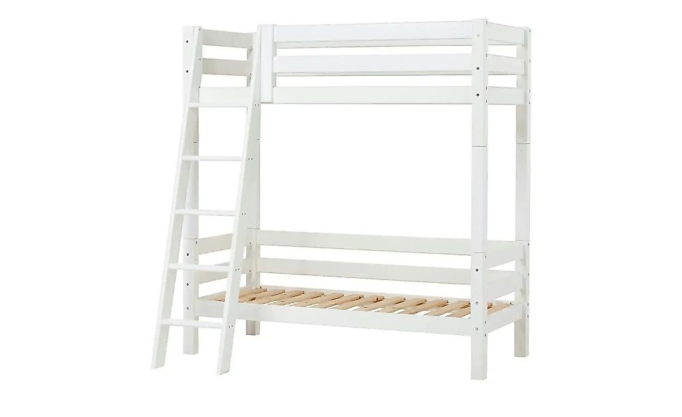 Hoppekids Etagenbett  ECO Luxury ¦ weiß ¦ Maße (cm): B: 124 H: 177 Betten > günstig online kaufen