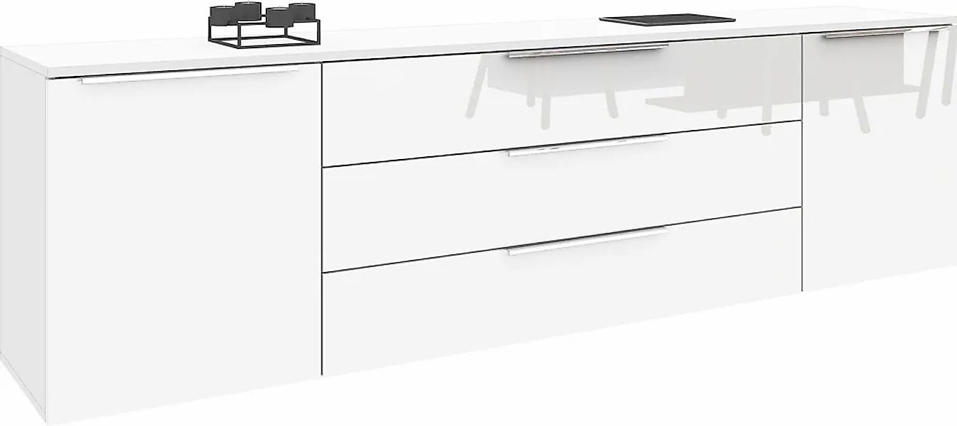 borchardt Möbel Sideboard "Oliva, hängend oder stehend mit Metallgriffen" B günstig online kaufen
