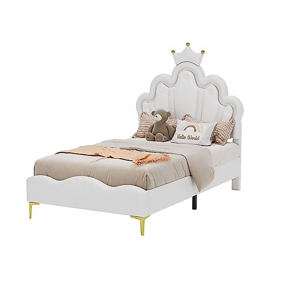 HAUSS SPOLE Polsterbett 90*200cm kronenförmiges Kopfteil, günstig online kaufen
