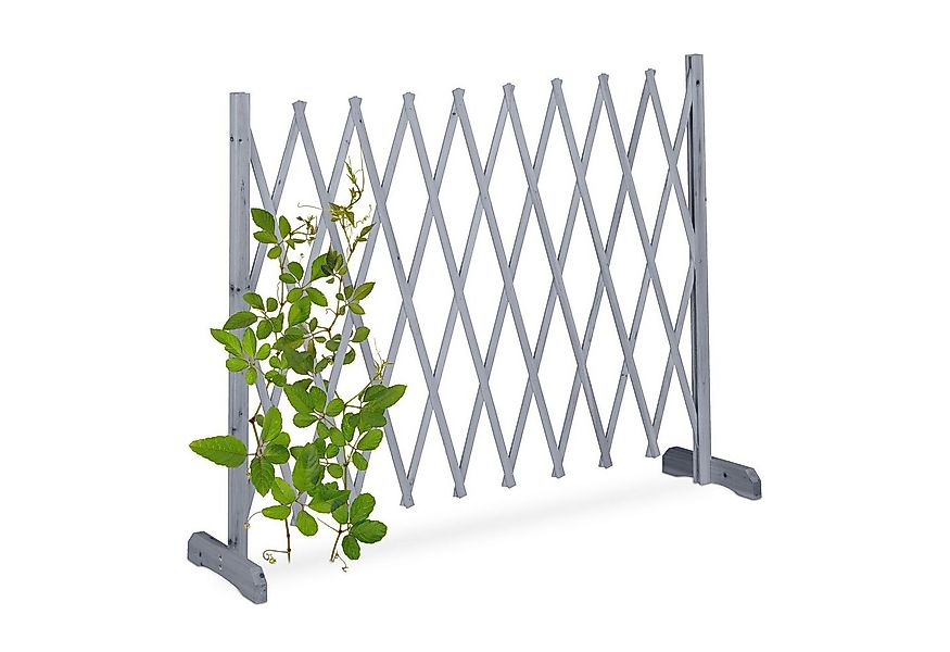 relaxdays Rankgitter Ausziehbares Rankgitter aus Holz günstig online kaufen