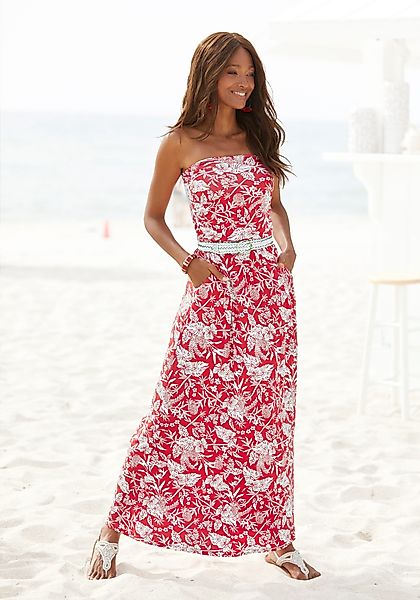 LASCANA Maxikleid, mit schmalem Oberteil günstig online kaufen