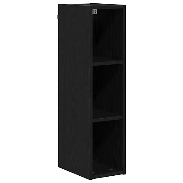 vidaXL Hängeschrank Riga Schwarz Eichen-Optik 20 x 29,5 x 80 cm 884427 günstig online kaufen