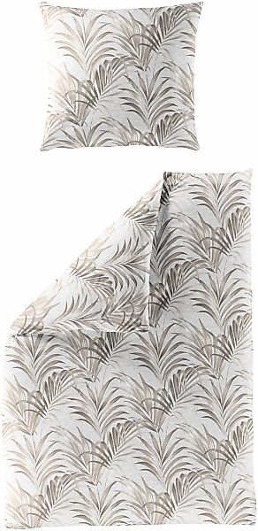 BIERBAUM Bettwäsche "4131" 2 tlg. Mako-Satin, 100 % Baumwolle, pflegeleicht günstig online kaufen