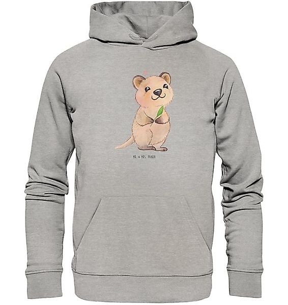 Mr. & Mrs. Panda Hoodie Größe S Quokka Happy - Heather Grey - Geschenk, Fra günstig online kaufen