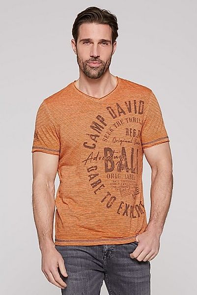 CAMP DAVID V-Shirt mit Baumwolle günstig online kaufen