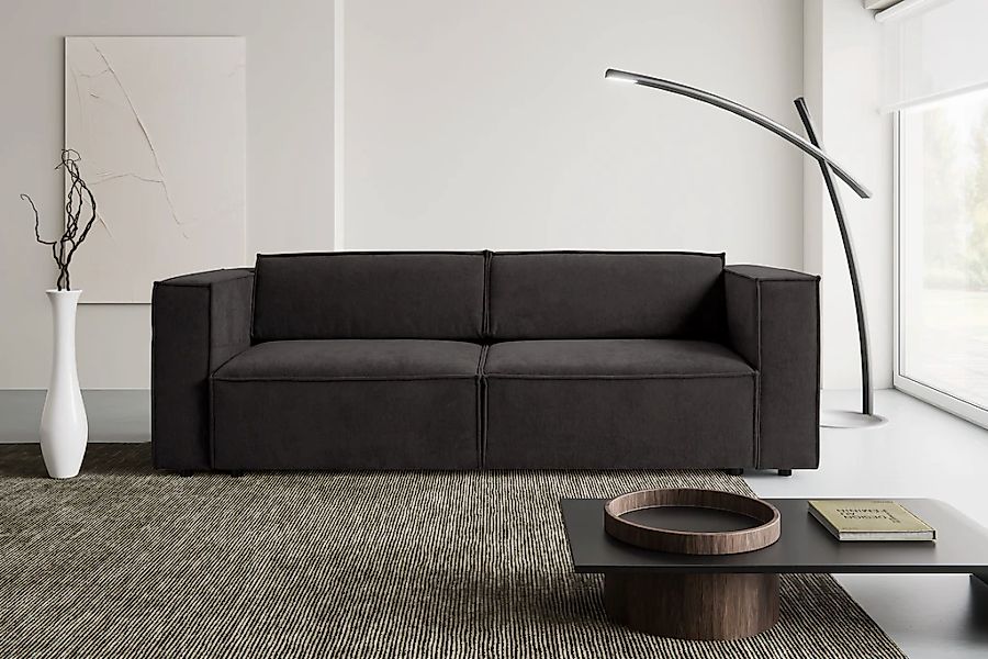 WERK2 Schlafsofa "Kansas Breite 252 cm, mit extragroßer Liegefläche 202x152 günstig online kaufen