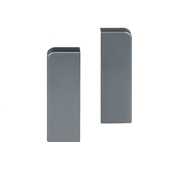 Kosche Endkappen für Kosche Sockelleiste 16 mm x 58 mm Silber 2 Stück günstig online kaufen
