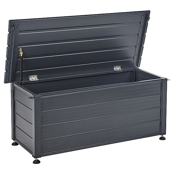 Beliani Truhe CAMPALTO Dunkelgrau 50x113x52 günstig online kaufen