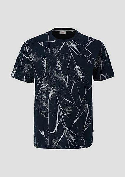 s.Oliver Kurzarmshirt T-Shirt aus Baumwolle günstig online kaufen