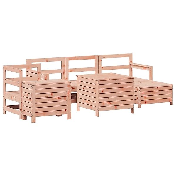 vidaXL 7-Tlg Garten-Sofagarnitur Massivholz Douglasie 3250514 günstig online kaufen