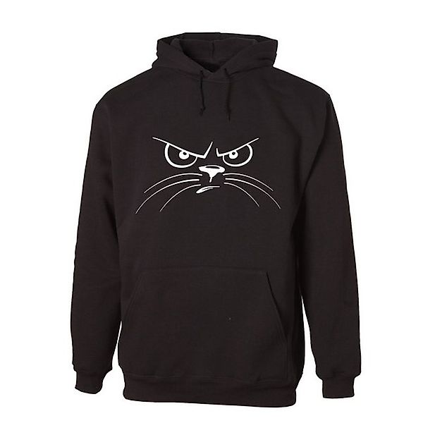 G-graphics Hoodie Grimmige Katze Unisex mit trendigem Frontprint mit Motiv günstig online kaufen