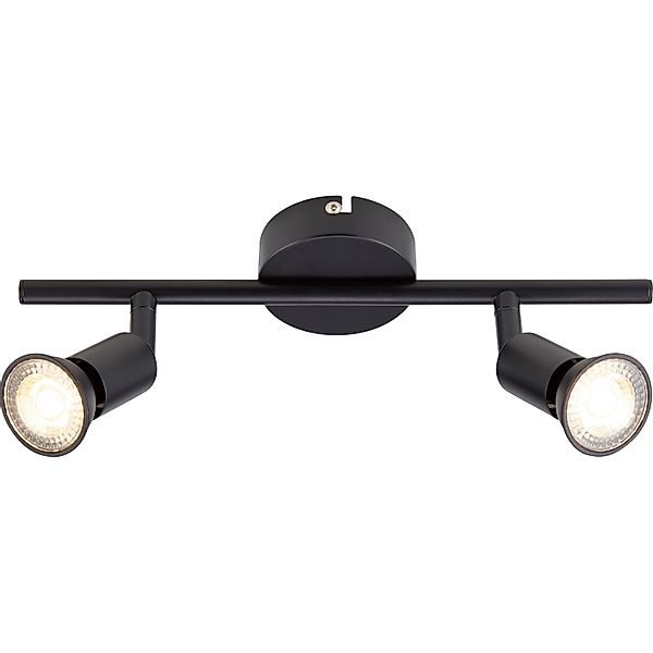 Deckenstrahler Concio 2-flammig Schwarz matt ca. 11 x 31,5 cm (H x B) günstig online kaufen
