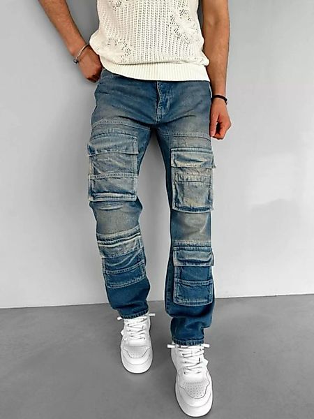 Abluka Bequeme Jeans RETRO MULTIPOCKET CARGO JEANS günstig online kaufen
